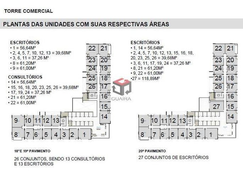 Imagem 25 de 27 de Sala À Venda, 1 Vaga, Centro - São Bernardo Do Campo/sp - 91785