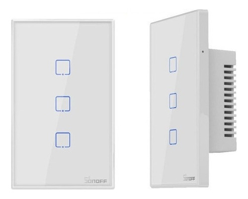 Interruptor Sonoff Touth 3 Botões Wifi P/google Home E Alexa