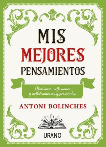 Libro Mis Mejores Pensamientos - Bolinches, Antoni