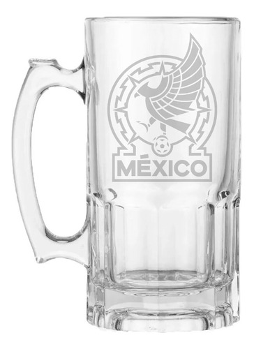 Tarro Litro Cervecero Grabado Selección México Personalizado