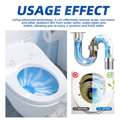 Bloque De Limpieza Toilet Blue