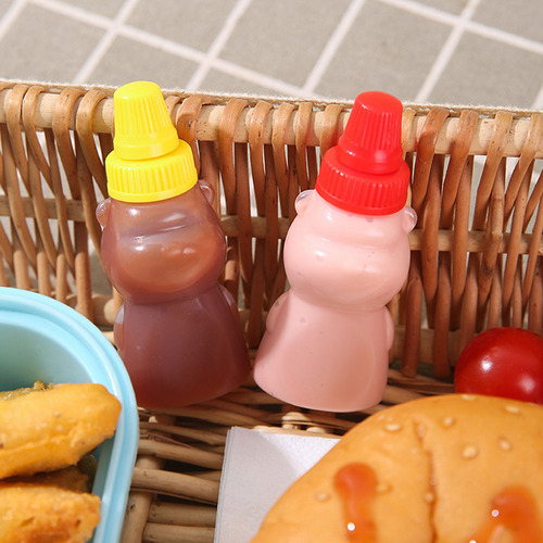 Botella Pequeña De Salsa De Ketchup De Plástico Para Exprimi