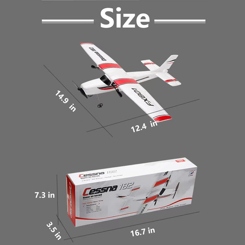 Control Remoto De Espuma Epp Rc Plane De 2.4 Ghz Y 2 Canales