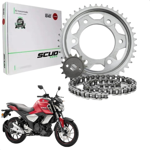 Kit Relação C/retentor Yamaha Fazer 150cc 2016 2017 Scud