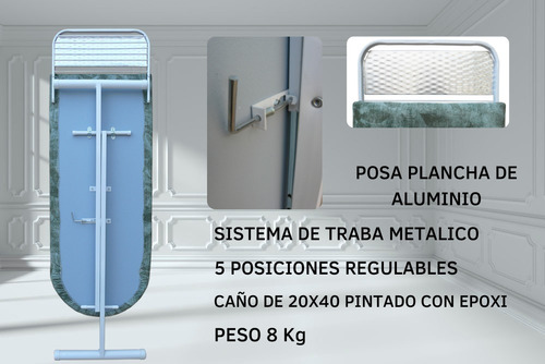 Tabla Planchar Extra Grande Plegable Reforzada - Disentino®