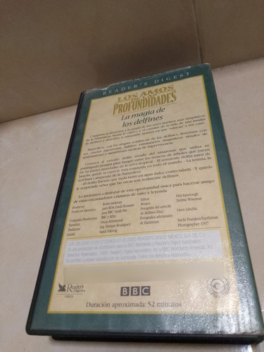 Los Amos De Las Profundidades Vhs Reader's Digest (delfines) (Usado)