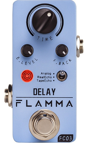 Flamma Delay Fc03 Pedal Mini Para Guitarra Eléctrica