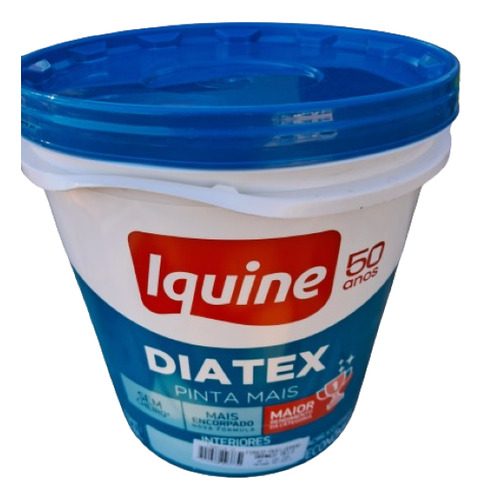 Tinta Acrilica Fosca Eco 3,6l Diatex Marfim Iquine Acabamento Fosco