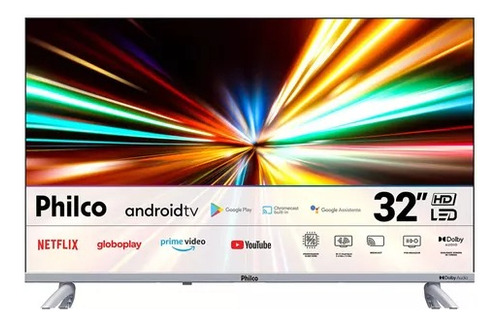 Smart Tv Led Hd 32 Polegadas Philco Com Conversor Integrado