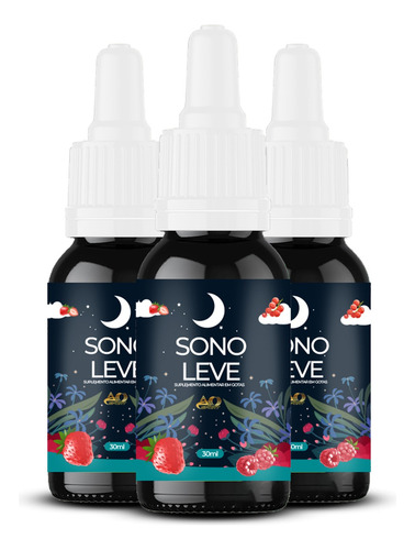 Kit 2 Sono Leve 30ml Original - Envio Hoje - Loja Oficial