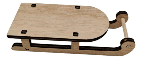 Jjzs Trineos De Madera En Miniatura Mini Vintage Hechos A