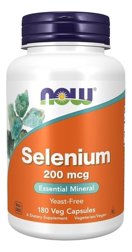 Selenium,now,200mcg 180caps
