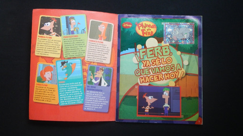 Phineas Y Ferb ,album De Cromos, Original Y Completo ,panini