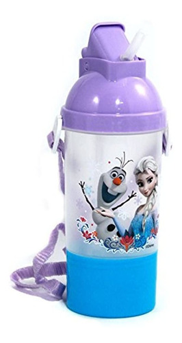 Disney Frozen Rock N Sip N Snack 15oz Cantina Con Correas