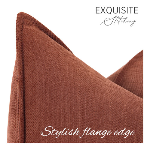 Juego De 2 Fundas De Almohada De 45 X 45 Cm Elegantes Suaves