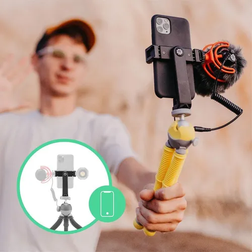 Joby Podzilla Medium Kit, Trípode Flexible Con Soporte Para