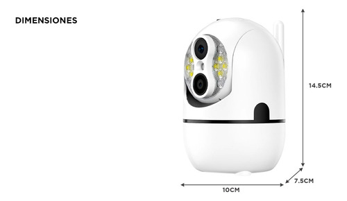 Cámara De Seguridad Gadnic Con Lente Dual Pro Full Hd