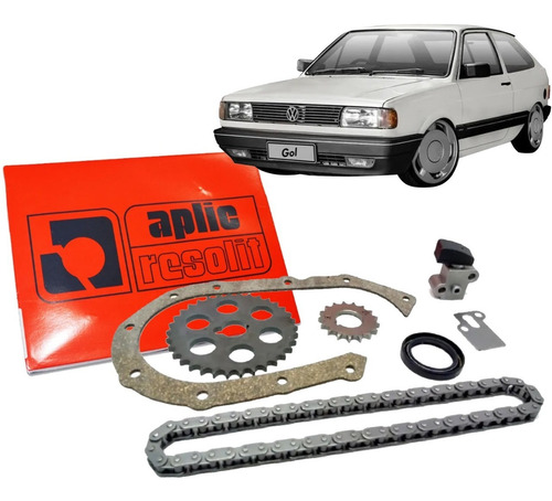 Kit Corrente Motor Gol G1 Cl Cht 1990 1991 1.6 Original