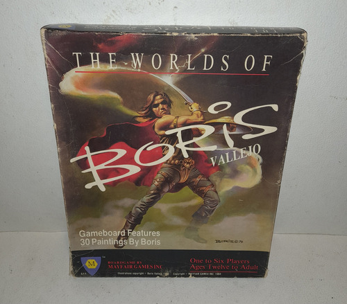 The Worlds Of Boris Vallejo Juego De Mesa Mayfair Games 1984 (Usado)