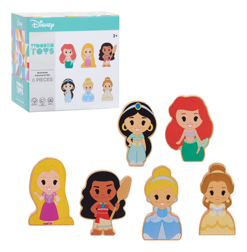 Figuras De Princesas Disney De Toy Just Play, Paquete De 6,