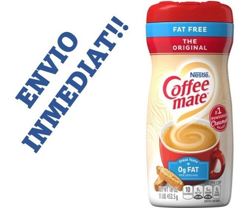 Coffee-mate Orginal Fat Free Polvo 453.5g **importado**