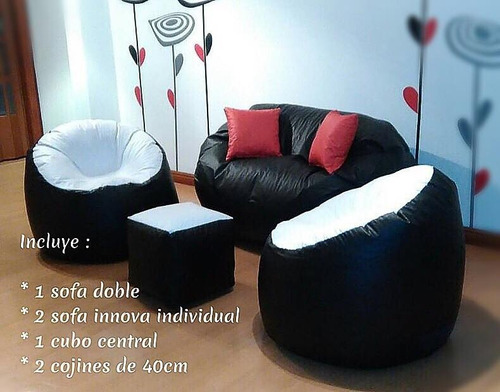 Juego Sala,sofas,mueble,puff,sillon Para Casa,departamento