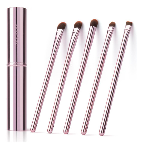 Juego De 5 Brochas De Maquillaje De Ojos Marca X Modelo Y Color