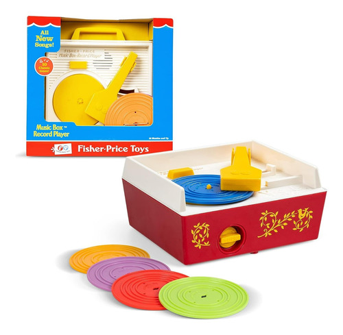 Juguete Fisher Price Tocadiscos Classic Record Player