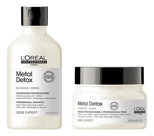 Pack Loreal Metal Detox Shampoo + Mascara Anti-metal 250ml