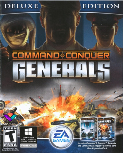 Command & Conquer: Generals + Expansión Zero Hour Para Pc