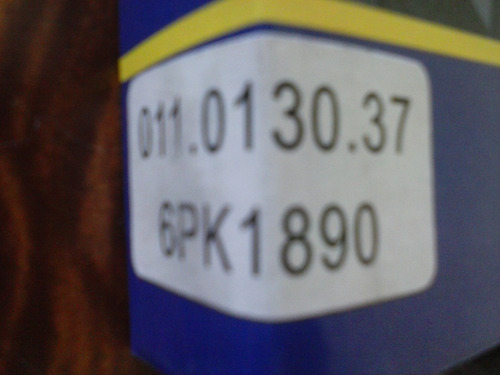 Correa Unica Optra 1.8 Ltd/corolla 1.8 Glx Marca Ayd Orig.