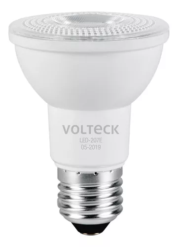 Lámpara Led, A19, 3w Luz De Día Volteck Basic, 4 Focos 28003 Color De La  Luz Blanco Cálido