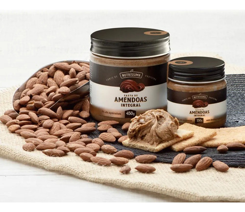Pasta De Amêndoas Nutríssima Integral Vegana 150g