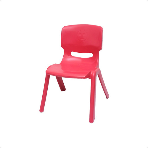 Set X12 Sillas Infantil Niños Plasticas Reforzada Apilable Rojo