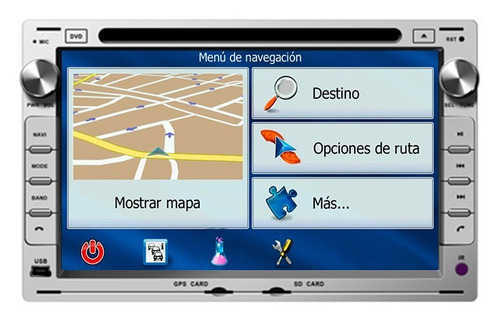 Imagen 5 de 7 de Navegador Pantalla Gps Vw A4 Autoestereo Jetta Clasico Golf