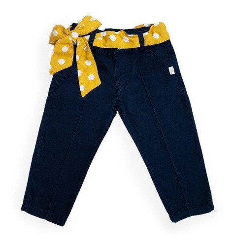 Pantalón Con Cinturón Pepitas Para Bebé (niña)