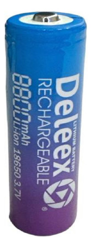 Pila Bateria Recargable 18650 Deleex 3.7v 8800mah Con Teton