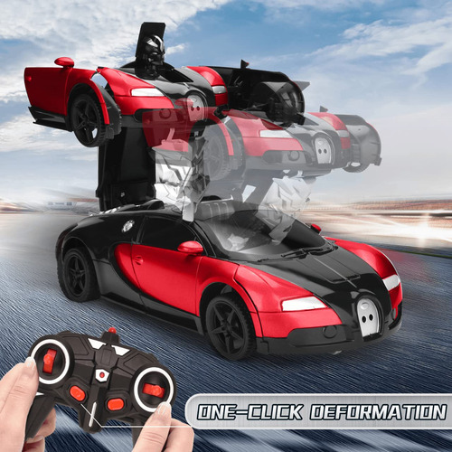 Transformador Automóvil Control Remoto Transform Red 3 A 8 A Color Personaje