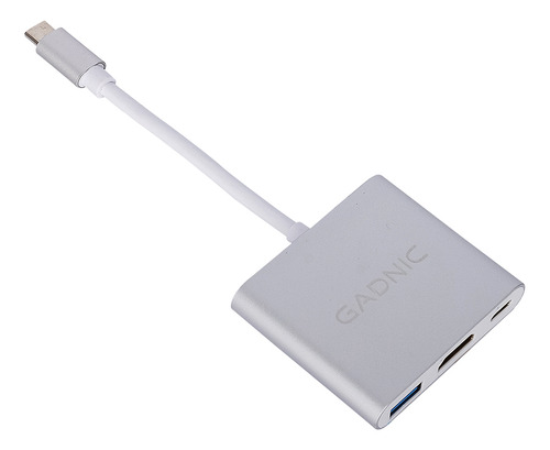 Gadnic ADAP0010 Adaptador Hub Usb C A: Usb 3.0 / Hdmi Usb C Pc O Mac