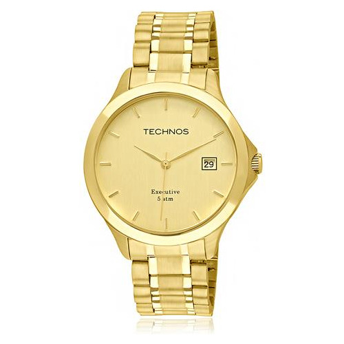 Relógio Masculino Technos Classic Steel 1s13bwtdy4x Gold