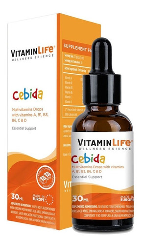 Cebida Multivitamínico (30ml) Vitamin Life