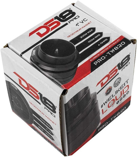 Tweeters Bala Ds18 2.3 Pulgadas Pro-tw820 Open Show 200w Max
