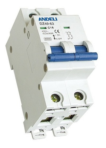 Breaker Interruptor Termomagnetico 2x20a Andeli