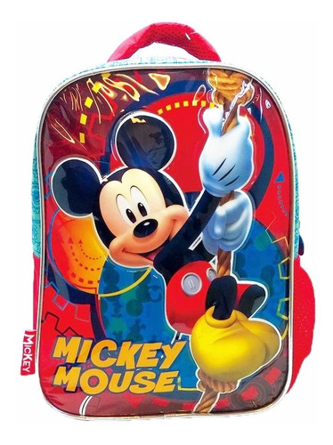 Mochila Mickey Disney Original Línea Premium Jardín Niños