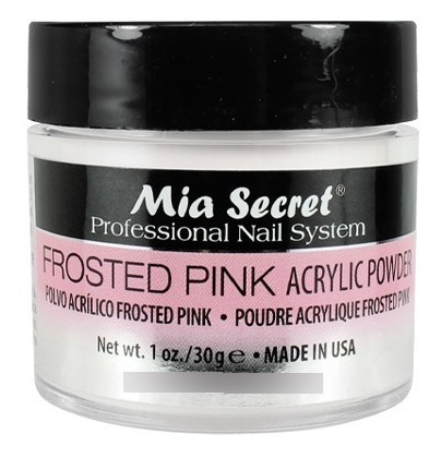 Polimero Frosted Pink Uñas Acrilicas Mia Secret 30g Estylosa