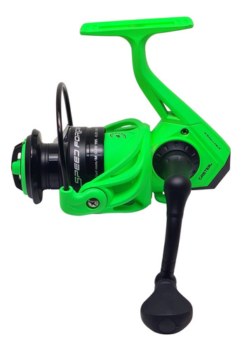 Imagen 4 de 5 de Reel Frontal Caster Speed Force 2004 Derecho/izquierdo Color Verde/negro