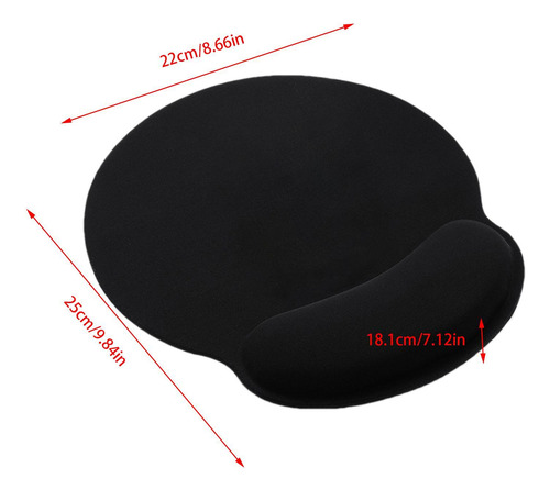 Alfombrilla Para Ratón Con Almohada Para La Mano Reposamuñec