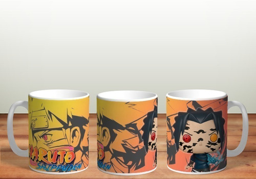 Imagen 1 de 1 de Taza De Ceramica Sublimada Funkopop Naruto: Sasuke
