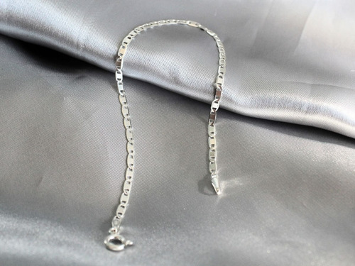 Pulseira Bracelete Piastrine 4mm Com 21cm De Prata 925 Comprimento 21 Cm Cor Prateado Diâmetro 21 Cm
