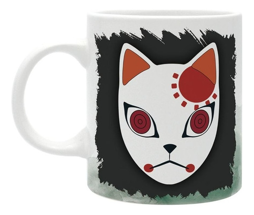 Taza Abystyle Demon Slayer Máscara De Zorro